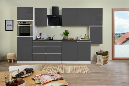 RESPEKTA Küchenzeile »Boston«, mit E-Geräten, Breite 330 cm