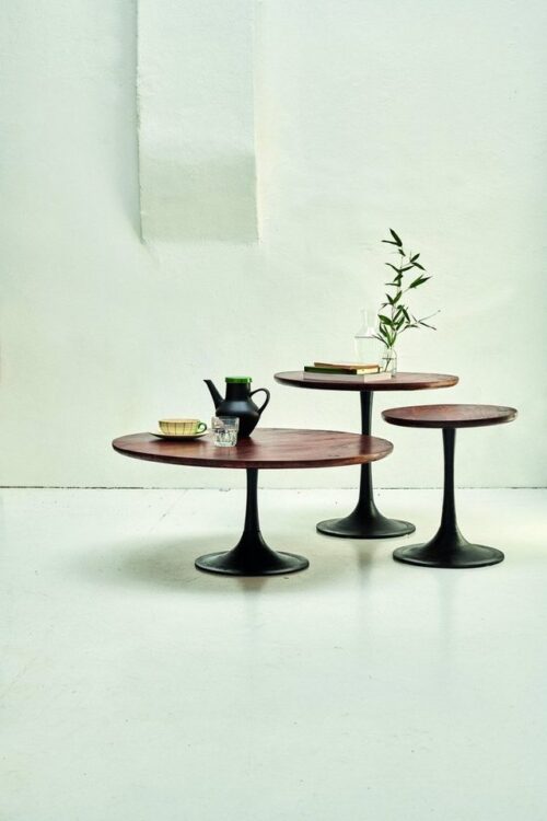 SIT Couchtisch »Tom Tailor Beistelltisch 40x40 cm Mangoholz, Eisen«, Mangoholz, Eisen