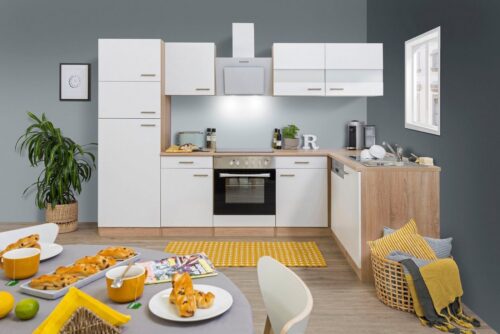 RESPEKTA Küchenzeile »Hamburg«, mit E-Geräten, Breite 170 x 280 cm