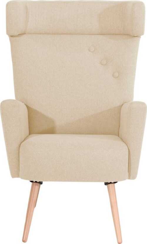 Max Winzer® Ohrensessel »Holma«, Füße in Buche natur