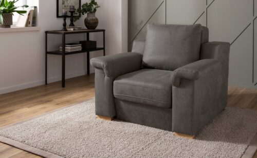 Home affaire Polstergarnitur »Tiny November«, (2-tlg), Verwandlungssessel: Hocker im Sessel integriert, Breite 112 cm