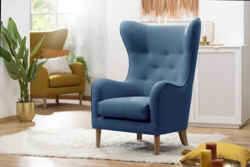 Max Winzer® Sessel »Miriam«, Ohrenbackensessel Filzoptik