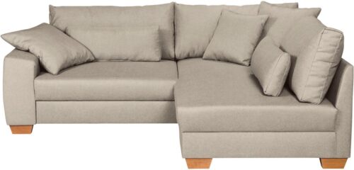 Home affaire Ecksofa »Kerstin Luxus«, mit besonders hochwertiger Polsterung für bis zu 140 kg pro Sitzfläche, auch in Aqua clean-Bezug für leichte Reinigung mit Wassser