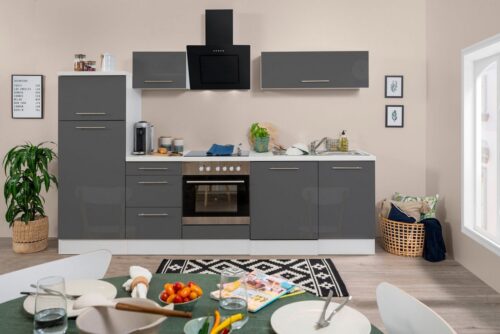 RESPEKTA Küchenzeile »RP280«, mit E-Geräten, Breite 280 cm