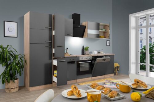 RESPEKTA Küchenzeile »Hamburg«, mit E-Geräten, Breite 310 cm