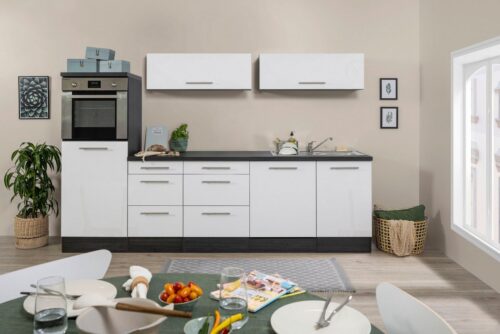 RESPEKTA Küchenzeile »RP280«, mit E-Geräten, Breite 280 cm