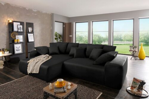 Home affaire Ecksofa »Sundance Luxus«, mit besonders hochwertiger Polsterung für bis zu 140 kg pro Sitzfläche, wahlweise mit Beffunktion, Bettkasten, Topper