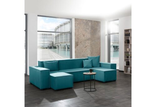 Max Winzer® Wohnlandschaft »MOVE«, Set, Sofa-Set 06 aus 8 Sitz-Elementen, inklusive 3 Zierkissen, individuell kombinierbar