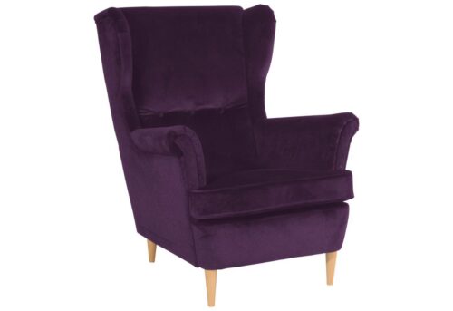 Max Winzer® Sessel »Clint«, Ohrenbackensessel Samt