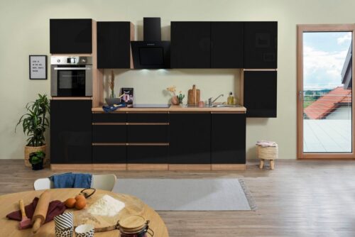 RESPEKTA Küchenzeile »Boston«, mit E-Geräten, Breite 330 cm