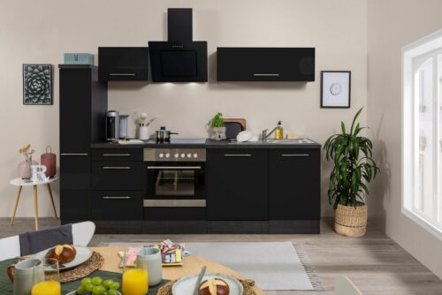 RESPEKTA Küchenzeile »RP250«, mit E-Geräten, Breite 250 cm