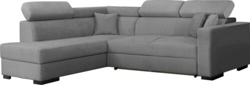 Home affaire Ecksofa »Tulio«, wahlweise mit Bettfunktion und Bettkasten, incl. 3 Zierkissen