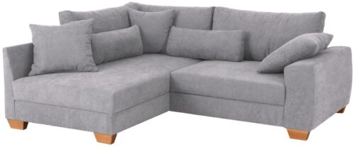 Home affaire Ecksofa »Helena Luxus«, mit besonders hochwertiger Polsterung für bis zu 140 kg pro Sitzfläche, auch in Cord-Bezug, incl. 2 Nierenkissen und 3 Zierkissen