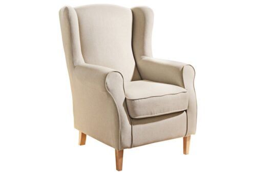 Max Winzer® Sessel »Lorris«, Ohrenbackensessel Leinenoptik