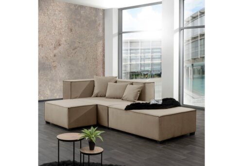 Max Winzer® Wohnlandschaft »MOVE«, Set, Sofa-Set 08 aus 5 Sitz-Elementen, inklusive 3 Zierkissen, individuell kombinierbar