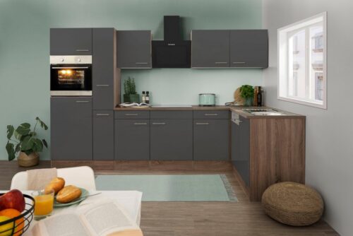 RESPEKTA Winkelküche »York«, mit E-Geräten, Breite 310 x 172cm