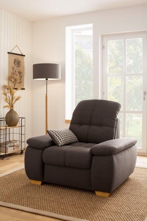 Home affaire Sessel »Lotus Home«, wahlweise mit Kopfteilverstellung und Aqua Clean-Bezug für leichte Reinigung mit Wasser