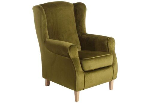 Max Winzer® Sessel »Lorris«, Ohrenbackensessel Samt