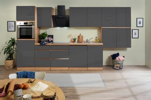 RESPEKTA Küchenzeile »Boston«, mit E-Geräten, Breite 380 cm