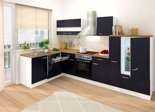 RESPEKTA Winkelküche »Hamm«, mit E-Geräten, Stellbreite 310 x 172 cm