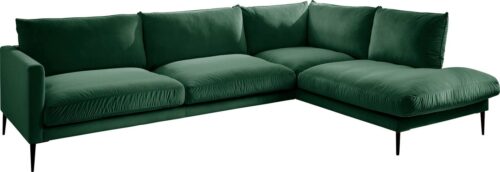 Trendfabrik Polsterecke »Svea«, Ottomane rechts oder links bestellbar, mit Metallfuß, frei im Raum stellbar