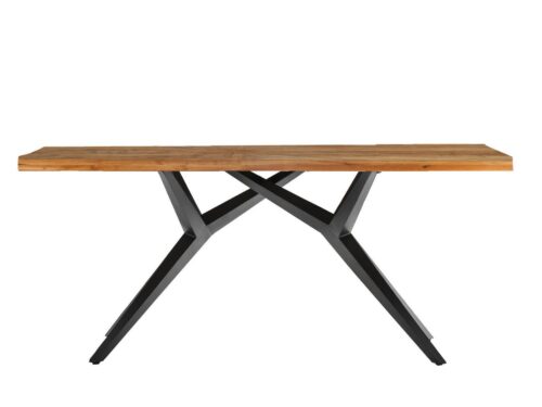 SIT Esstisch »Tisch 240x100 cm Platte recyceltes Teak, Gestell«, Platte recyceltes Teak, Gestell Metall