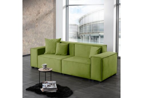 Max Winzer® Wohnlandschaft »MOVE«, Set, Sofa-Set 01 aus 6 Sitz-Elementen, inklusive 3 Zierkissen, individuell kombinierbar