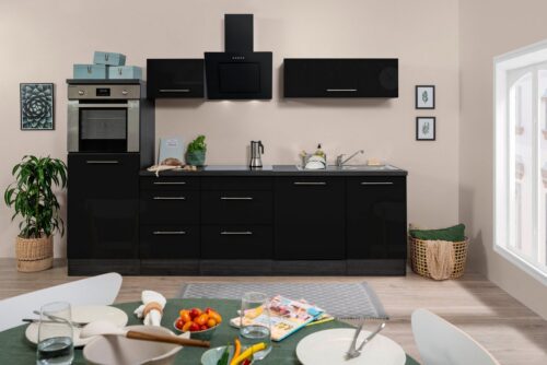 RESPEKTA Küchenzeile »RP280«, mit E-Geräten, Breite 280 cm