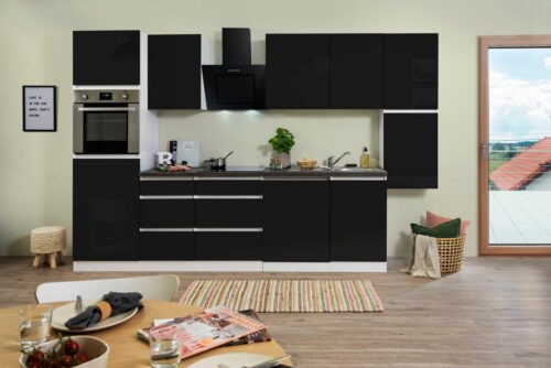 RESPEKTA Küchenzeile »Boston«, mit E-Geräten, Breite 330 cm