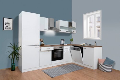 RESPEKTA Winkelküche »Hamm«, mit E-Geräten, Stellbreite 280 x 172 cm