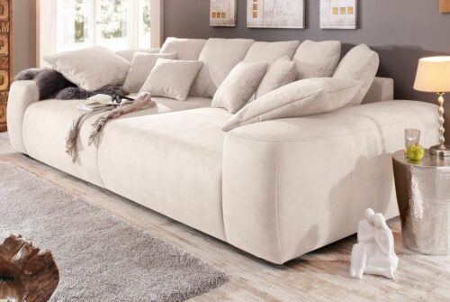 Home affaire Big-Sofa »Riveo Luxus«, mit besonders hochwertiger Polsterung für bis zu 140 kg pro Sitzfläche, auch mit Cord-Bezug