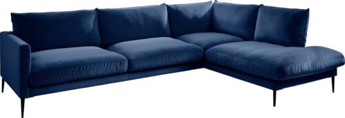 Trendfabrik Polsterecke »Svea«, Ottomane rechts oder links bestellbar, mit Metallfuß, frei im Raum stellbar
