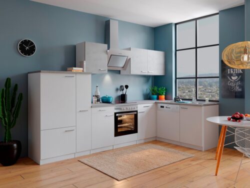 RESPEKTA Winkelküche »Hamm«, mit E-Geräten, Stellbreite 310 x 172 cm