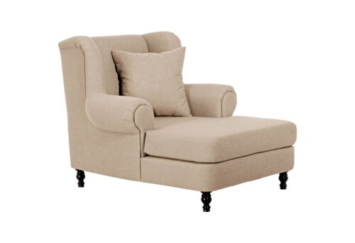 Max Winzer® Sessel »Mareille«, Big-Sessel inkl. 2x Zierkissen 55x55cm + 40x40cm Leinenoptik