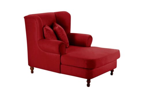 Max Winzer® Sessel »Mareille«, Big-Sessel inkl. 2x Zierkissen 55x55cm + 40x40cm Samt