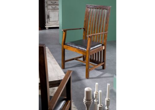 Massivmoebel24 Sessel »OXFORD« (59x63x109 Akazie montiert honig)