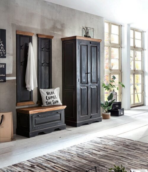 SIT Garderobe »Dielen-Set Mango + MDF«, Mango + MDF