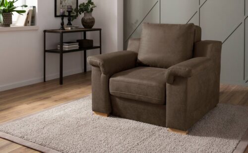 Home affaire Polstergarnitur »Tiny November«, (2-tlg), Verwandlungssessel: Hocker im Sessel integriert, Breite 112 cm