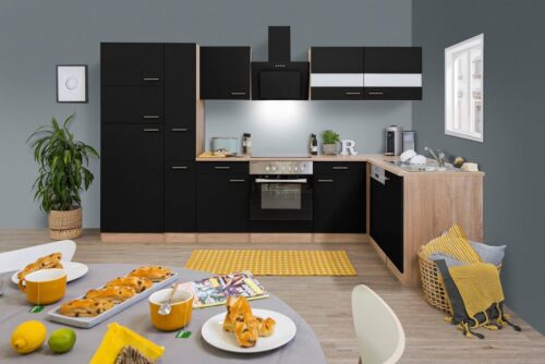 RESPEKTA Küchenzeile »Hamburg«, mit E-Geräten, Breite 310x170cm