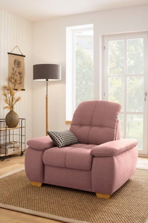 Home affaire Sessel »Lotus Home«, wahlweise mit Kopfteilverstellung und Aqua Clean-Bezug für leichte Reinigung mit Wasser