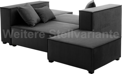 Max Winzer® Wohnlandschaft »MOVE«, Set, Sofa-Set 09 aus 6 Sitz-Elementen, inklusive 3 Zierkissen, auch als Bett stellbar