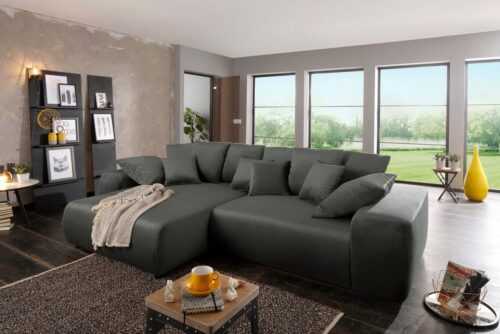 Home affaire Ecksofa »Sundance Luxus«, mit besonders hochwertiger Polsterung für bis zu 140 kg pro Sitzfläche, wahlweise mit Beffunktion, Bettkasten, Topper