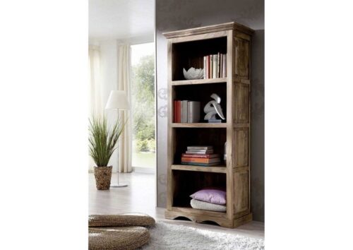 Massivmoebel24 Standregal »LEEDS«, mexikanischer Wohnstil,Mexico-Stil,Landhaus-Stil,authentische Holzadern,aufwendige Schnitzereien und Verzierungen,