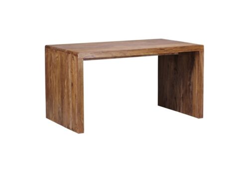 Wohnling Schreibtisch »WL1.383«, BOHA Massiv-Holz Sheesham Computertisch 160 cm breit Echtholz Design Ablage Büro-Tisch Landhaus-Stil
