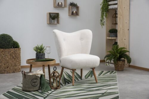 Max Winzer® Sessel »Jack«, Sessel Plüschstoff