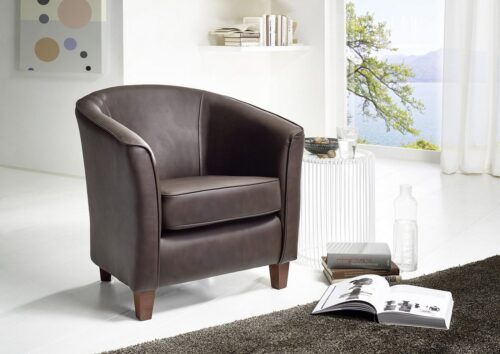 Max Winzer® Sessel »Livia«, Sessel Nappaleder