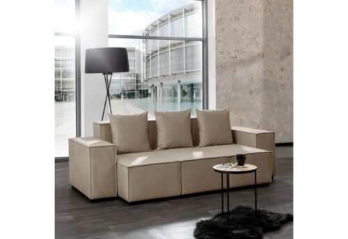 Max Winzer® Wohnlandschaft »MOVE«, Set, Sofa-Set 02 aus 8 Sitz-Elementen, inklusive 3 Zierkissen, individuell kombinierbar