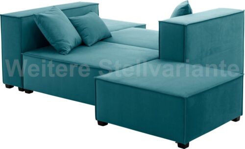 Max Winzer® Wohnlandschaft »MOVE«, Set, Sofa-Set 09 aus 6 Sitz-Elementen, inklusive 3 Zierkissen, auch als Bett stellbar