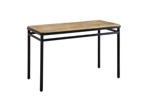 Wohnling Esstisch »WL6.592«, 120x60x78 cm Mango Massivholz / Metall Esszimmertisch Modern Küchentisch Massiv Klein Holztisch Esszimmer Kleiner Speisetisch Holz