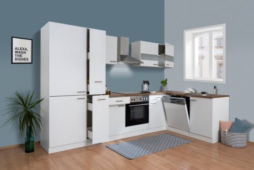 RESPEKTA Winkelküche »Hamm«, mit E-Geräten, Stellbreite 310 x 172 cm